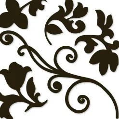 Adesivo decorativo in gomma Arabesque 31x31 cm