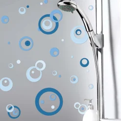 Adesivo decorativo per oggetti Blue Circles 15x31 cm