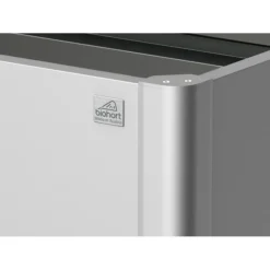 Aiuola rialzata in metallo Biohort grigio quarzo metallizzato 77x201x53 cm