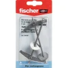 Ancora in acciaio con barra Fischer KD Ø 4 mm 2 pz