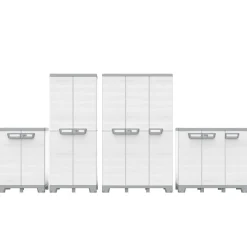 Armadio da esterno alto Sequoia in plastica 68x39x172 cm