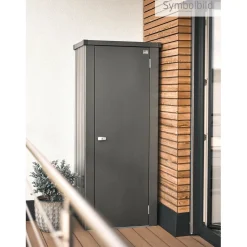 Armadio da esterno Biohort Julia taglia M High grigio scuro metallizzato