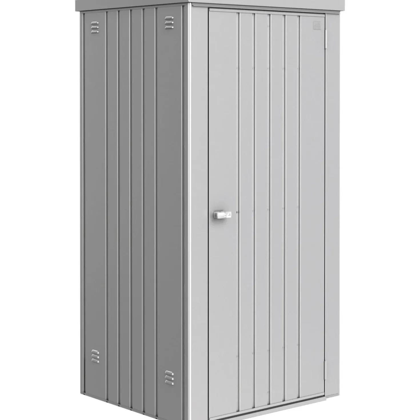 Armadio da esterno Biohort 93x83 cm argento metallizzato
