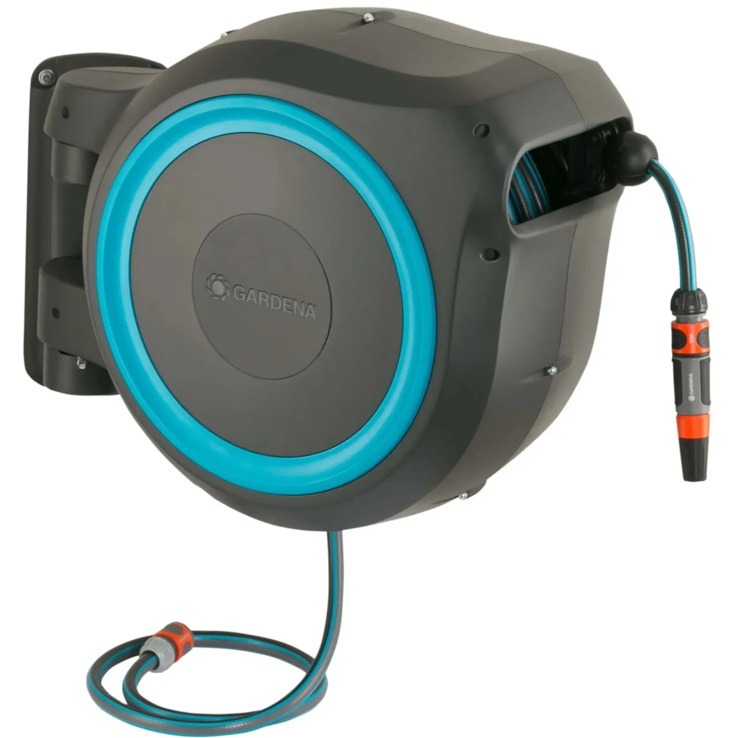 Avvolgitubo da parete automatico Rollup XL Gardena tubo da 35 m Ø 13 mm