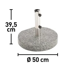 Base per ombrellone Granada grigio 40 kg