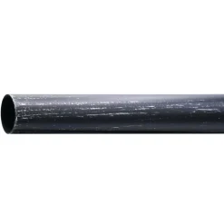 Bastone per tenda in ferro nero-argento L 240 x Ø 2 cm