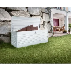 Baule da esterno Biohort 181x79x71 cm bianco