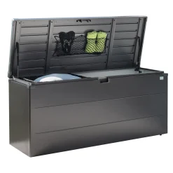 Baule da esterno Stylebox Biohort 170 Grigio scuro metallizzato 170x70x81 cm