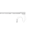 Binario per tenda estensibile in alluminio 122/213 cm bianco