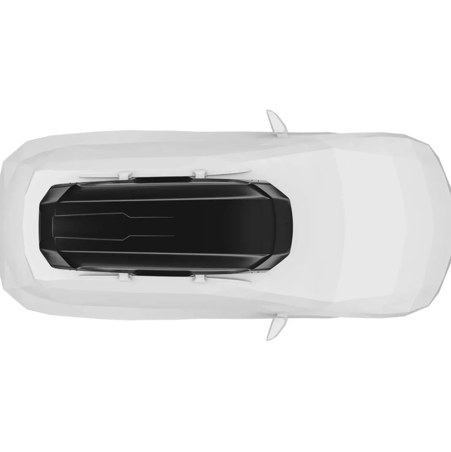 Box da tetto per auto Motion 3 XXL nero lucido