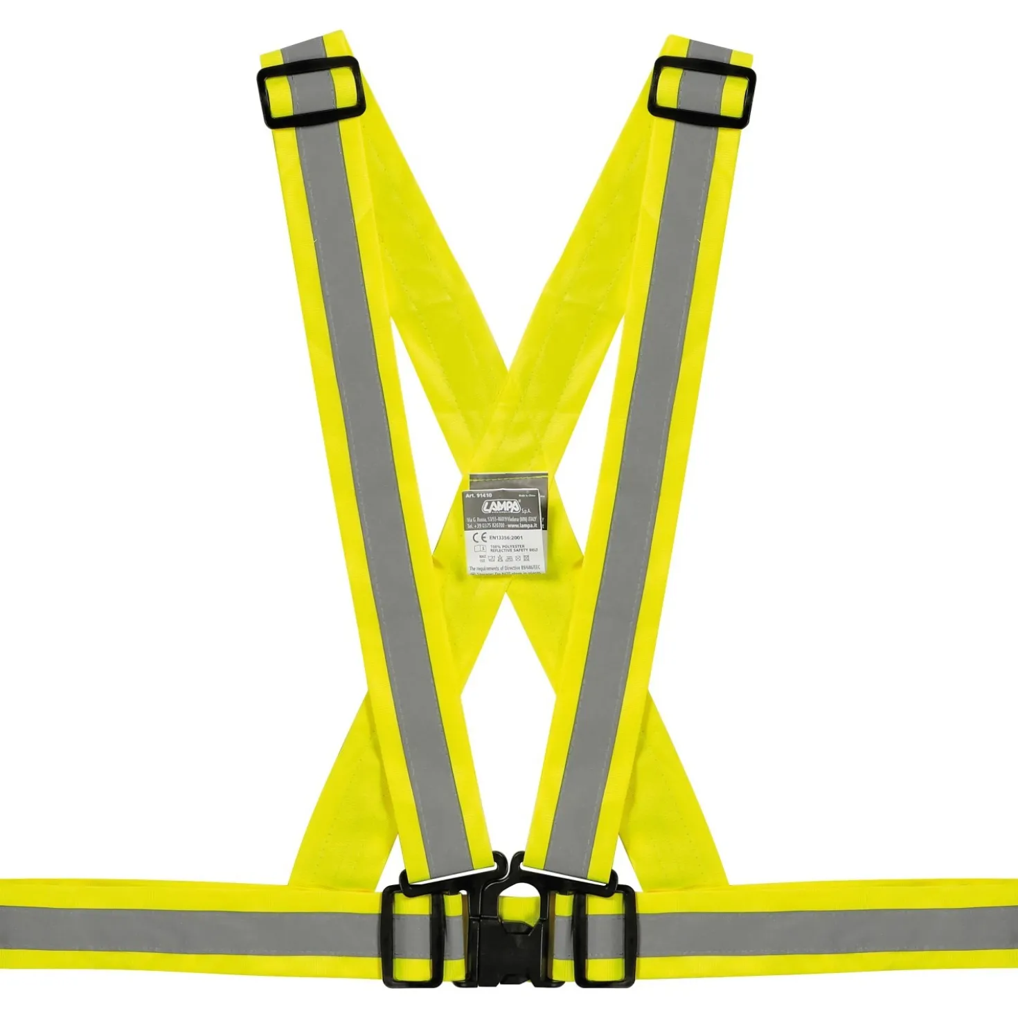Bretelle catarifrangenti X-Belt giallo taglia unica
