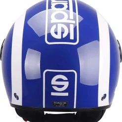 Casco moto Demi Jet Sparco SP601 blu/bianco L