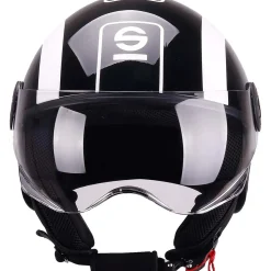 Casco moto Demi Jet Sparco SP601 nero/bianco L