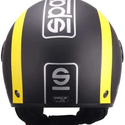Casco moto Demi Jet Sparco SP601 nero/giallo XL
