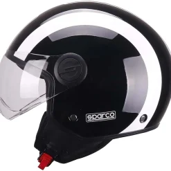 Casco moto Demi Jet Sparco SP601 nero/bianco XL