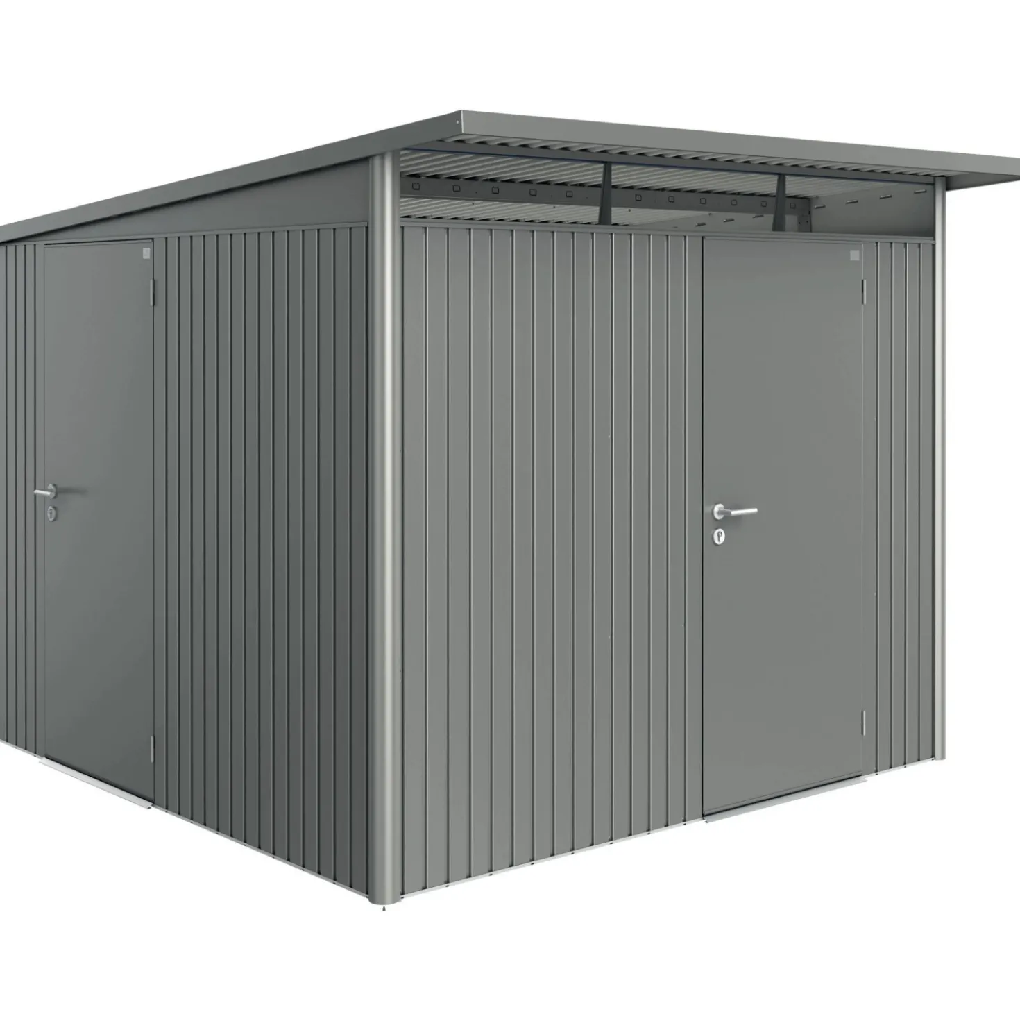 Casetta da giardino Biohort AvantGarde sp 0,5 mm 260x220x218 cm quarzo standard