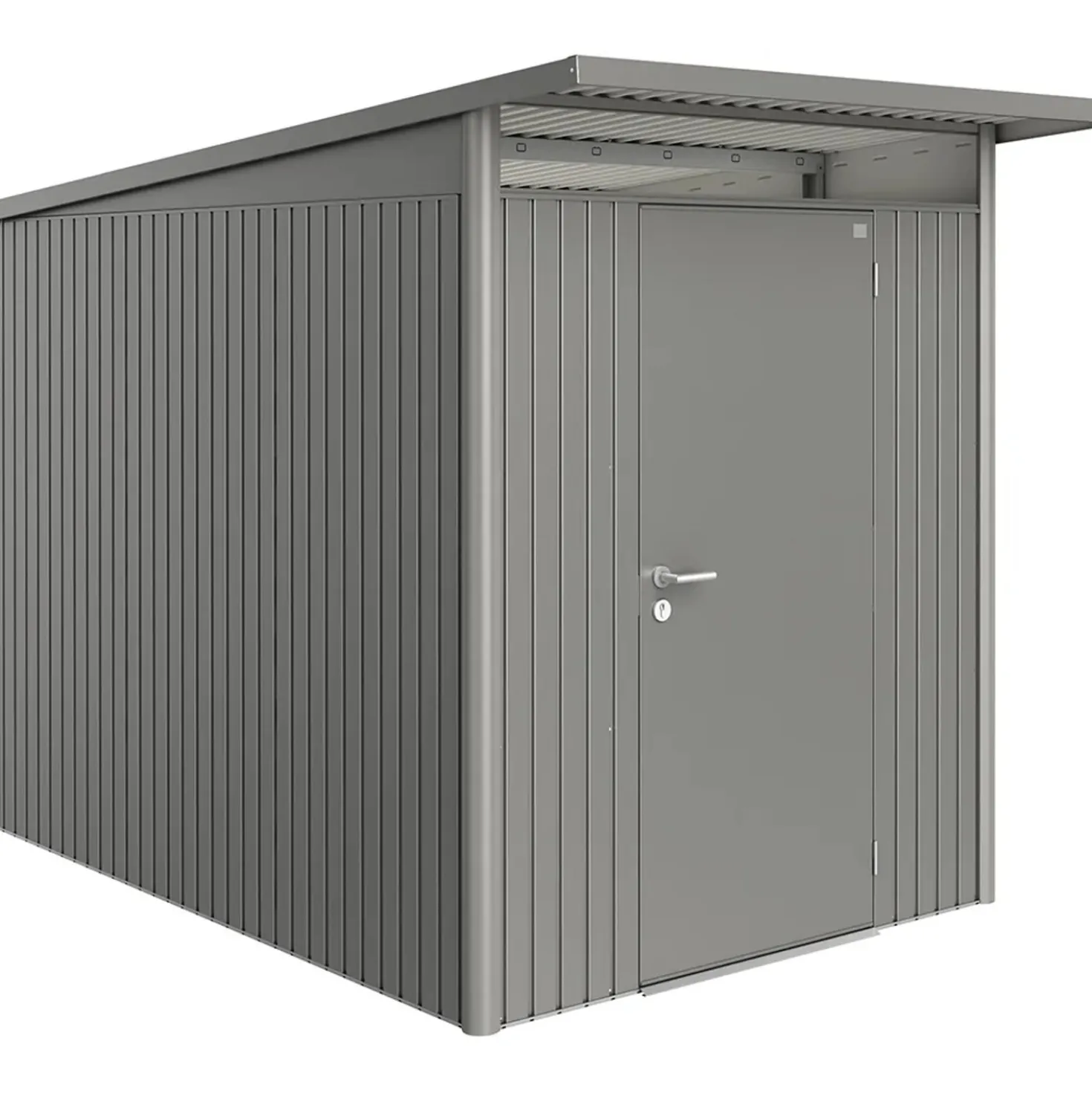 Casetta da giardino Biohort AvantGarde sp 0,5 mm 180x300x218 cm quarzo standard