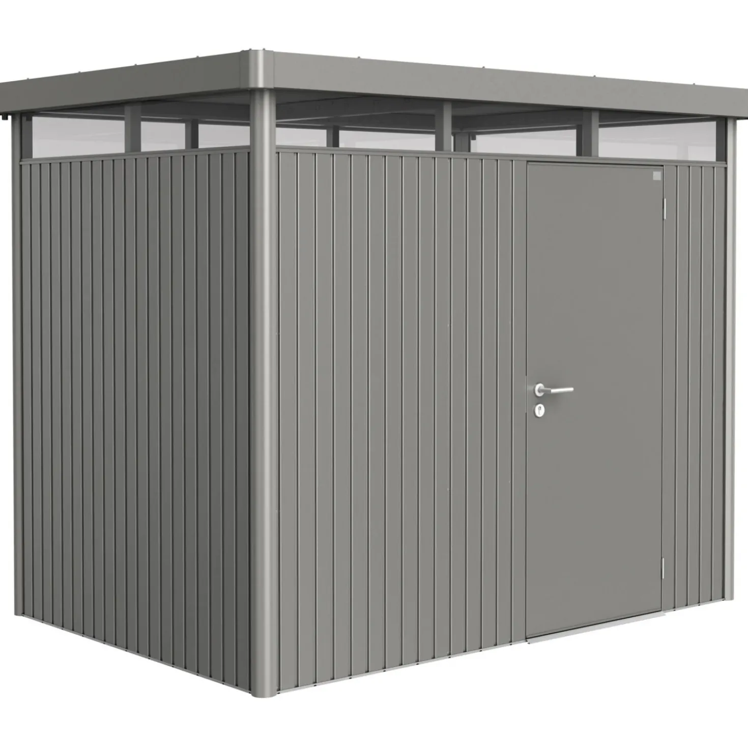 Casetta da giardino Biohort HighLine sp 0,5 mm 222x275x19 cm quarzo standard