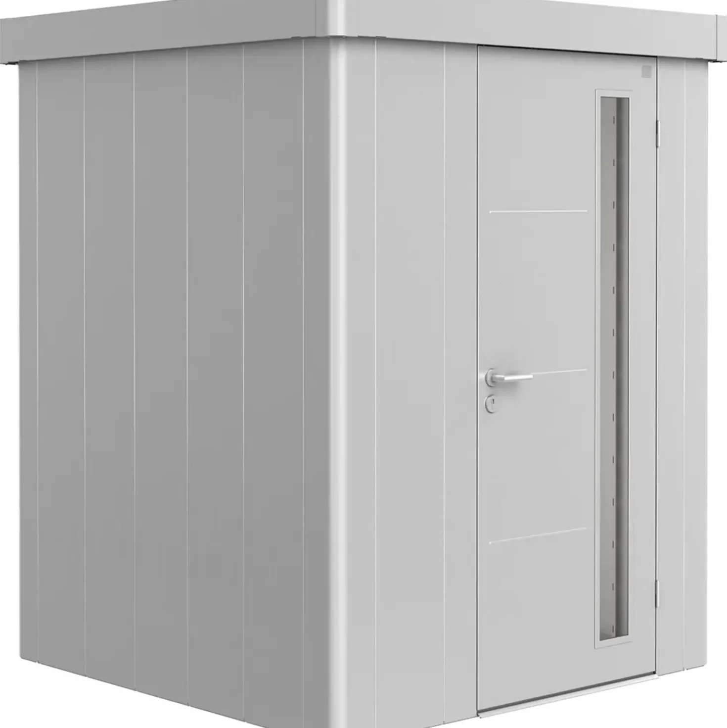 Casetta da giardino Biohort Neo sp 5 mm 180x180x222 cm argento standard