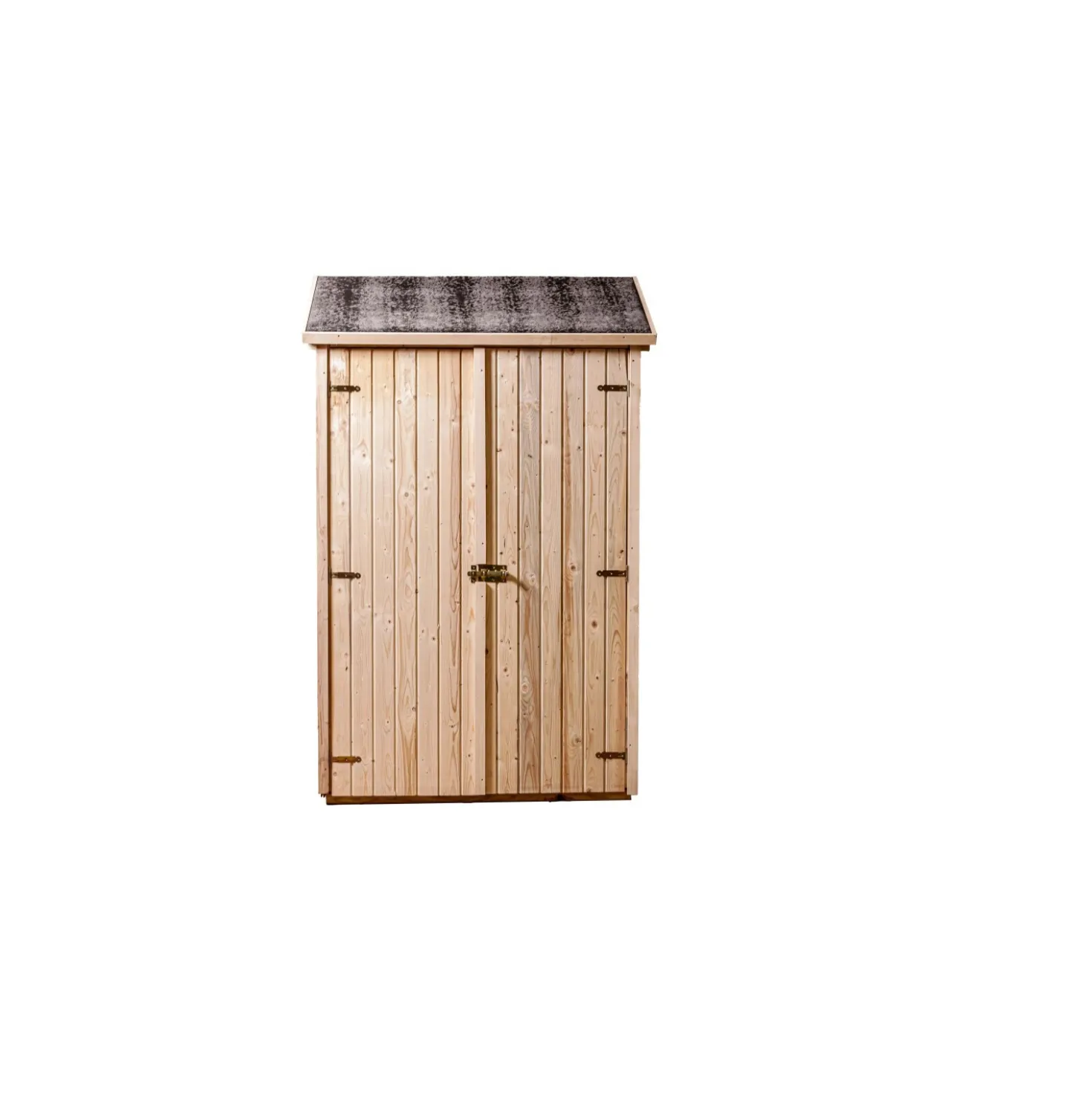 Casetta da giardino in legno a pannelli sp 16 mm H206xL132xP65 cm