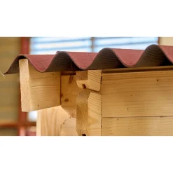 Casetta da giardino in legno sp 28 mm H207xL416xP304 cm