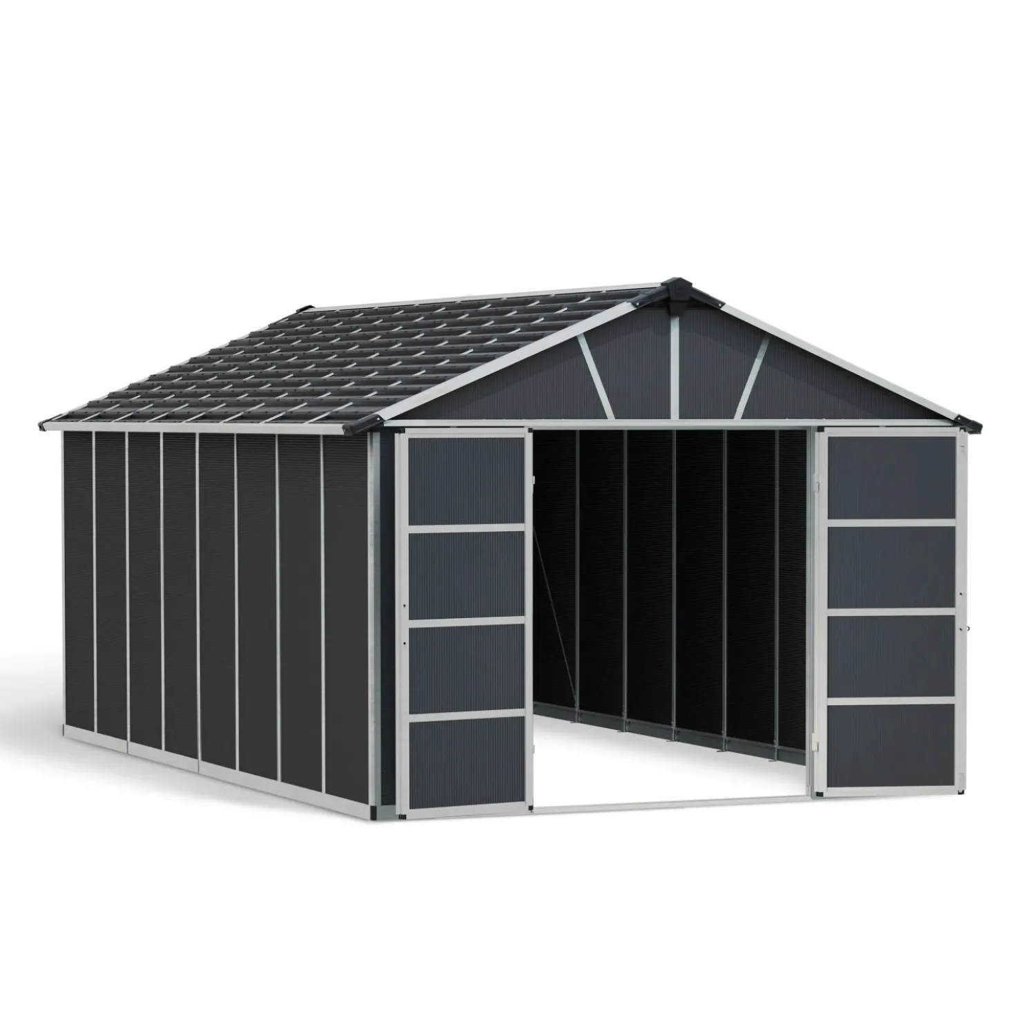 Casetta da giardino in metallo Palram Yukon sp 10 mm H252xL519xP332 cm