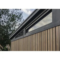 Casetta da giardino in plastica Keter Pent sp. 20 mm marrone chiaro 7,4 m²