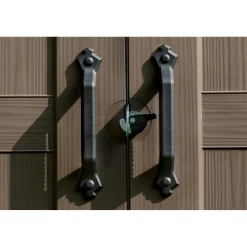 Casetta da giardino in resina Keter Factor sp. 16 mm beige 8,1 m²