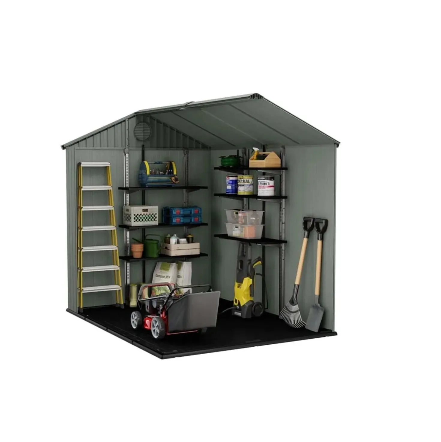 Casetta in plastica Keter Darwin 6x8 verde 4,5 m²