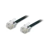 Cavo telefono piatto RJ11 6p/4C 3 m nero