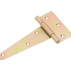 Cerniera per cancello acciaio zincato 150x80 mm giallo