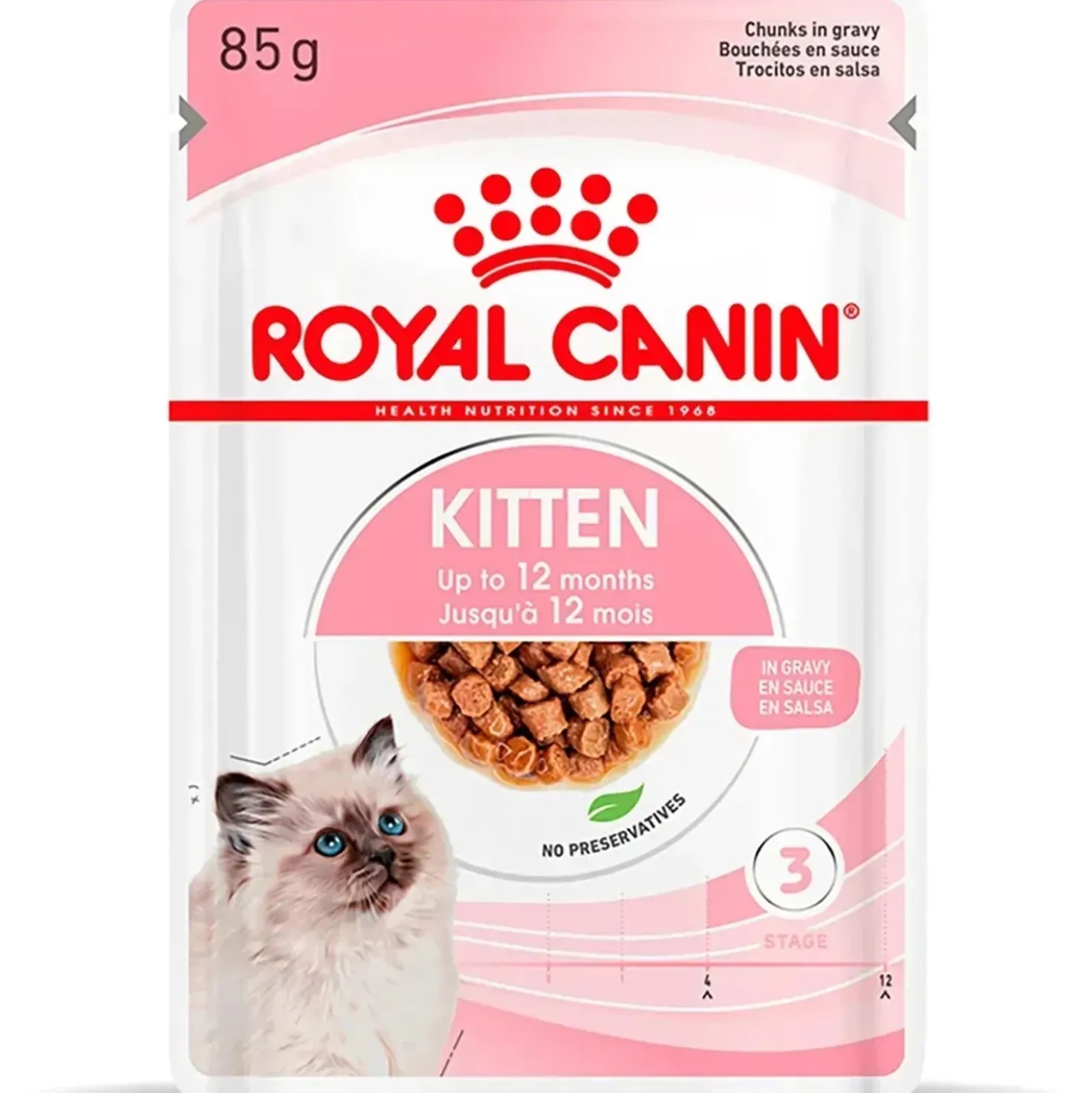 Cibo umido per gatti Royal Canin Kitten in salsa 85 gr