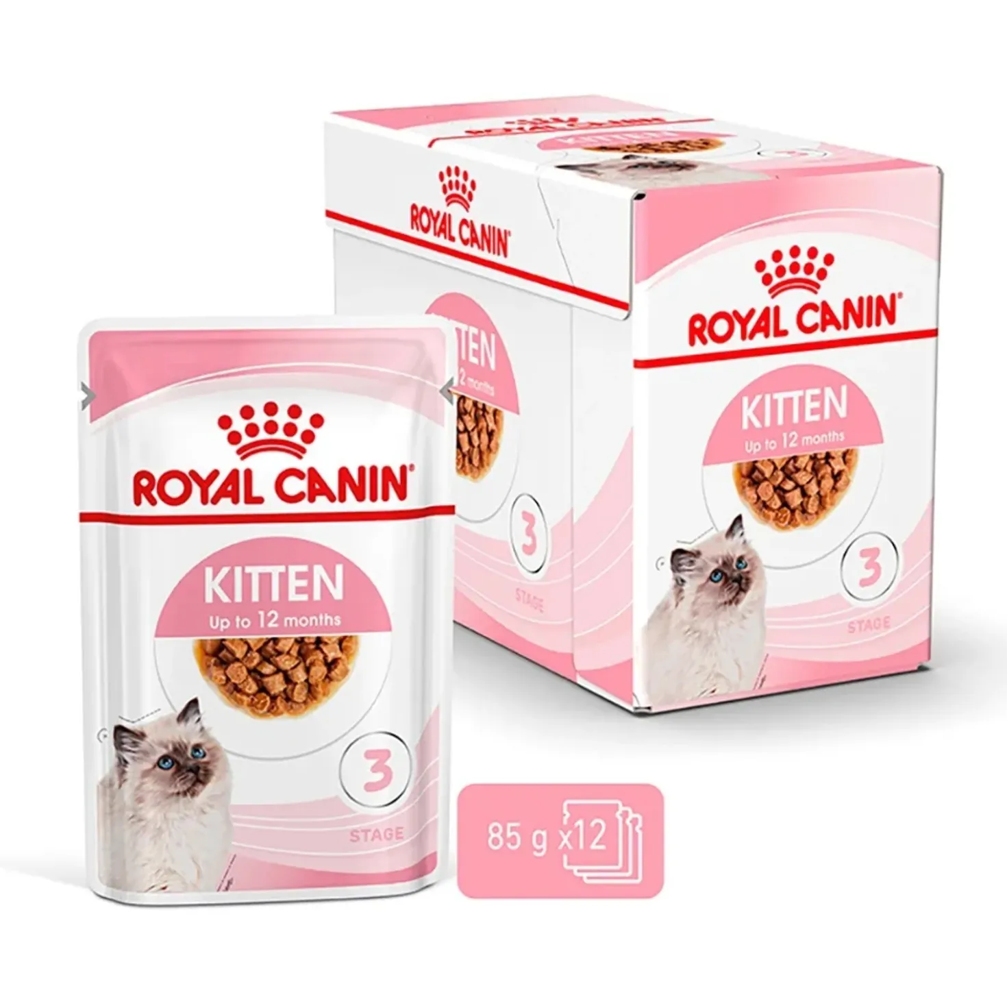 Cibo umido per gatti Royal Canin Kitten in salsa 85 gr
