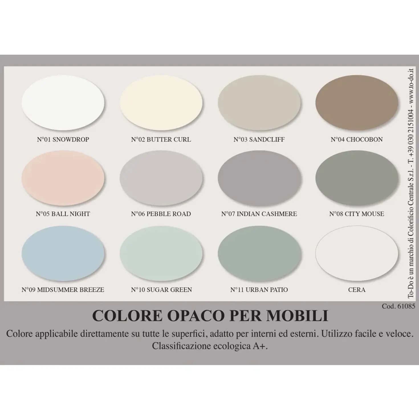 Colore opaco per mobili To-Do n.1 Snowdrop 500 ml