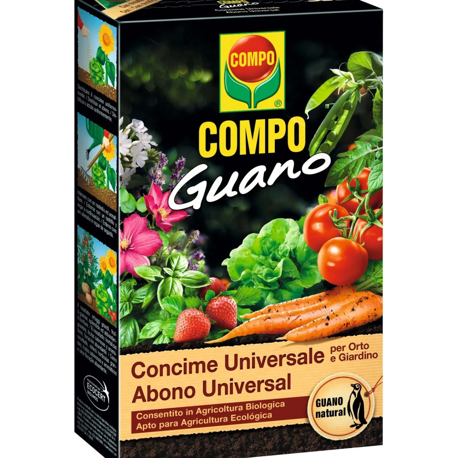 Concime universale per fiori guano Compo 1 kg