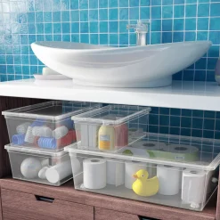 Contenitore in plastica C Box 19x33,5x12 cm XS trasparente