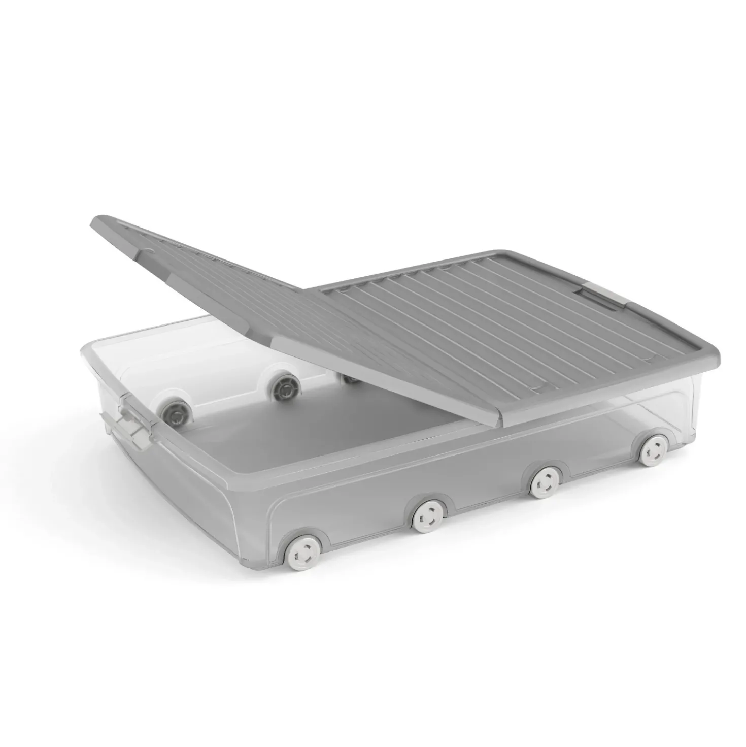 Contenitore in plastica W Box 79x58x16 cm grigio