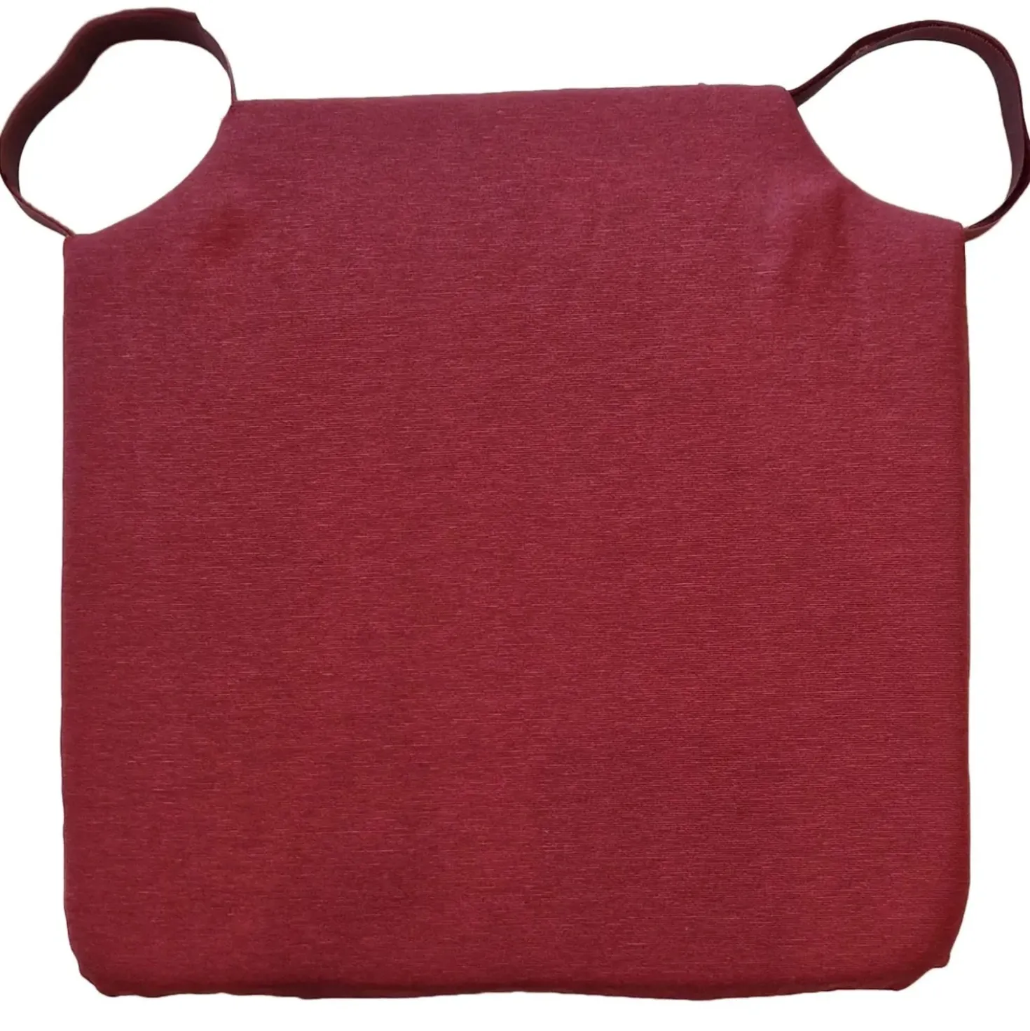 Coprisedia sfoderabile con velcro 40x39 cm bordeaux