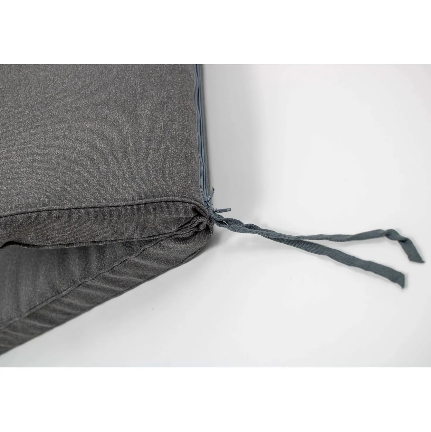 Cuscino per sdraio grigio 50x120x5 cm