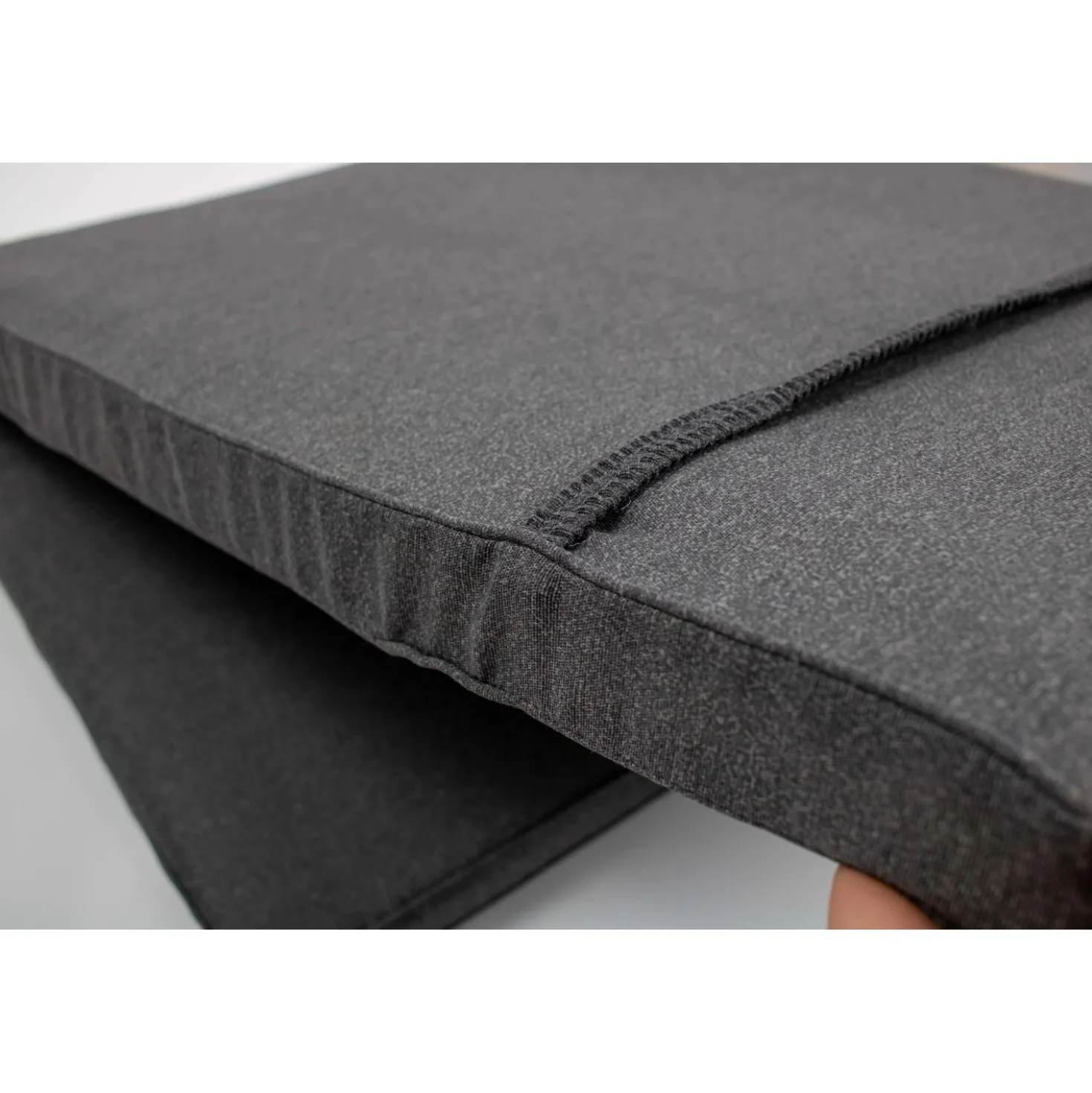 Cuscino per sdraio grigio 50x120x5 cm