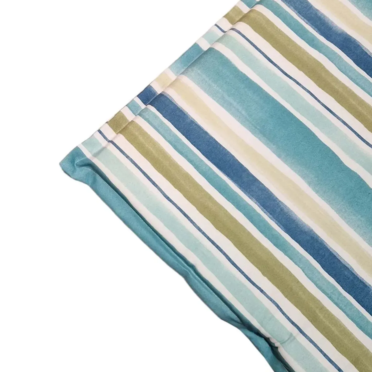 Cuscino spalla bassa con aletta 90x45 cm riga azzurro
