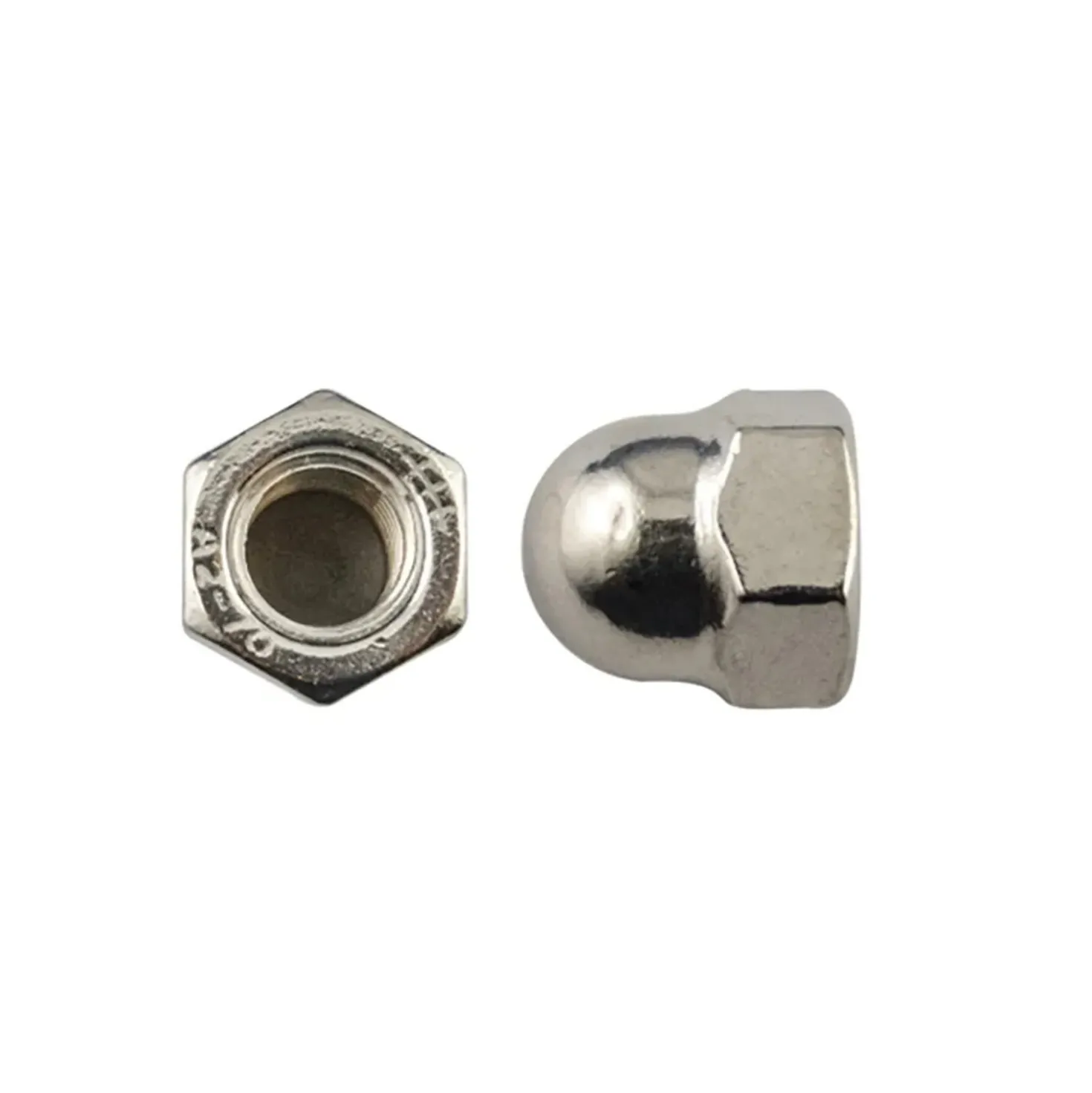 Dado cieco esagonale din 1587 zincato m8 pz6