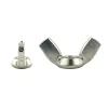 Dado galletto inox m5 pz4