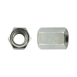 Dado giunzione esagonale din 6334 zincato m10x30 pz2