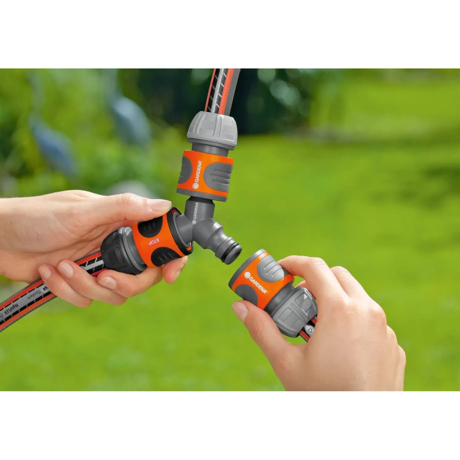 Deviatore a Y per tubi da giardino Gardena