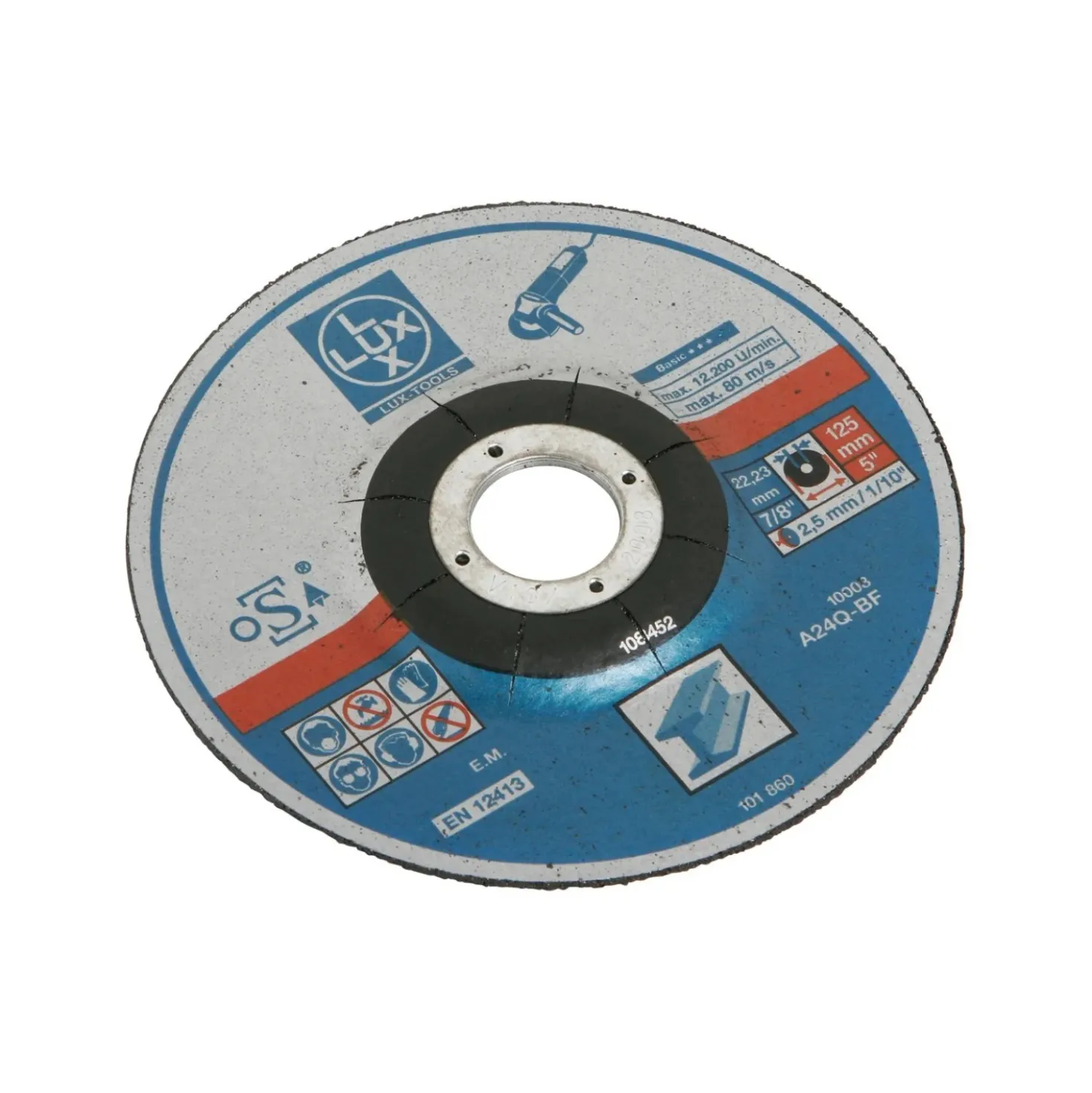 Dischi da taglio LUX-TOOLS per metallo Ø 125 mm 5 pz