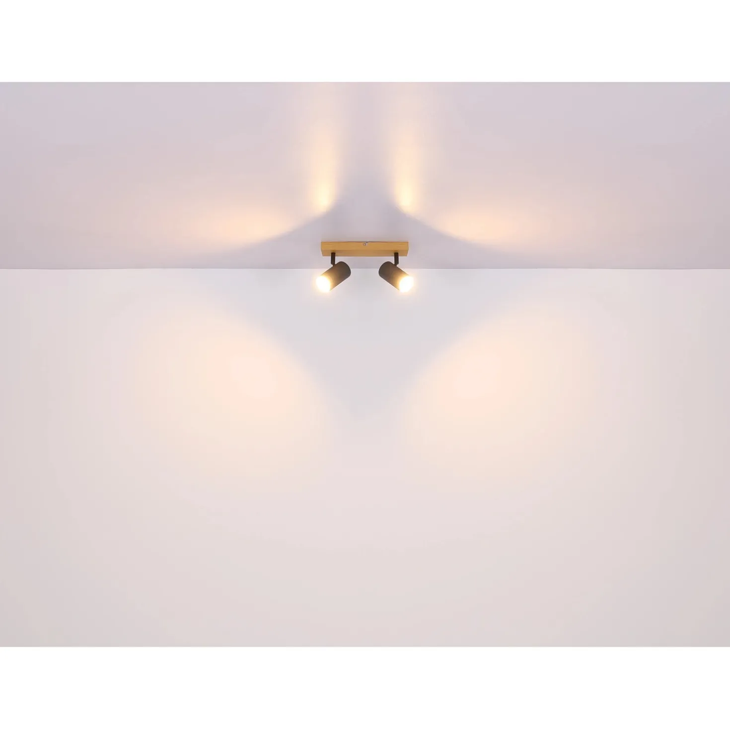 Faretto 3 luci Globo Robby 41x6x12 mm bianco