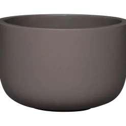 Fioriera da esterno OBI in fibra di vetro tortora Ø 28x18 cm