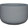 Fioriera da esterno OBI in fibra di vetro grigio Ø 28x18 cm