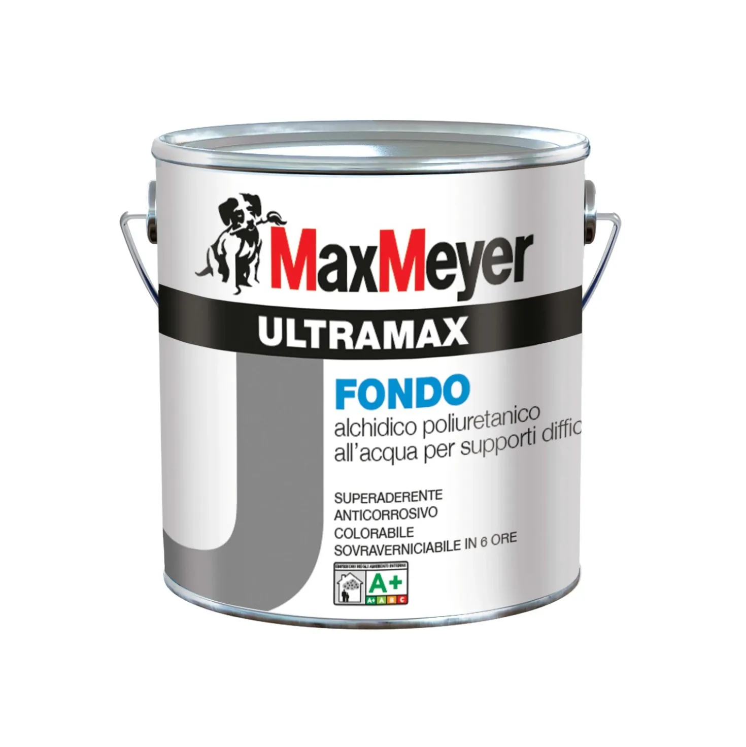 Fondo alchidico MaxMeyer Ultramax poliuretanico supporti difficili grigio 2,5 l